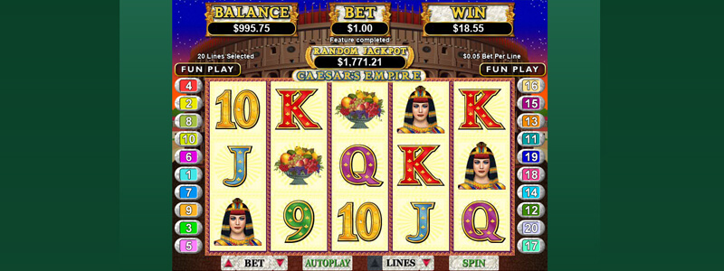 Caesar’s Empire Free Spins